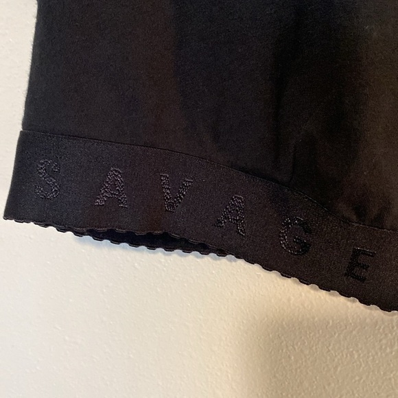 Savage X Fenty SPORTS BRA - CROP TEE SPORTS BRA - shirt BLACK 1X - Picture 3 of 12